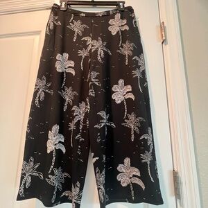 J Jill weaver collection, full crop pant size Small